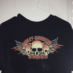 Harley Davidson crop top